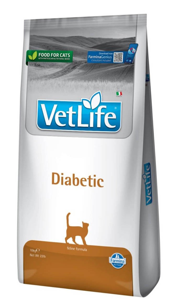 FARMINA Vet Life Cat Diabetic sausas pašaras katėms (sergant cukriniu diabetu)
