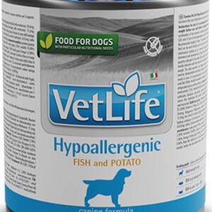 Farmina Vet Life Hypoallergenic Fish & Potato konservuotas dietinis pašaras šunims 300g 6vnt / 12vnt