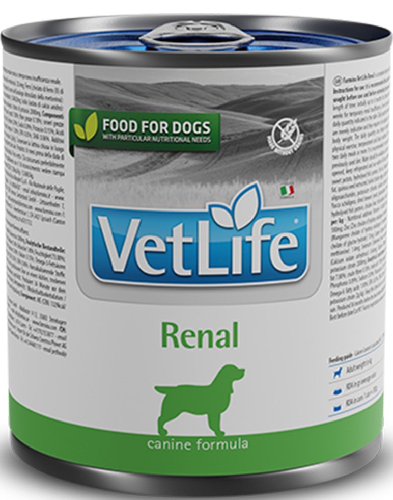 Farmina Vet Life Renal konservuotas dietinis pašaras šunims 300g 6 vnt / 12 vnt