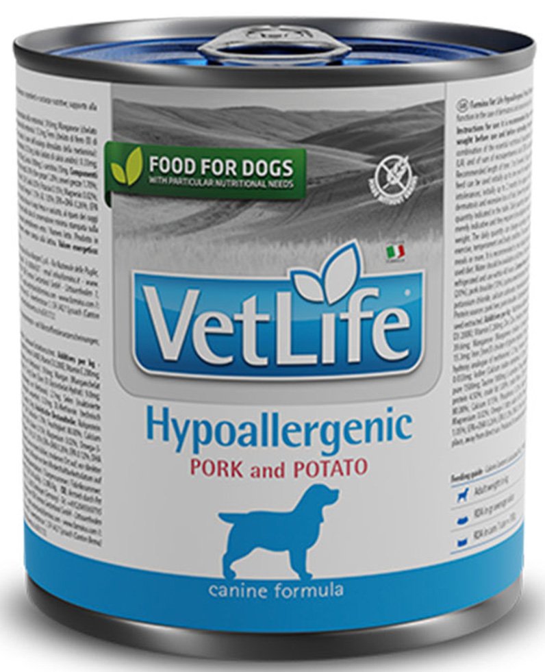 Farmina Vet Life Hypoallergenic Pork & Potato dietinis konservuotas pašaras šunims 300g 6vnt / 12vnt