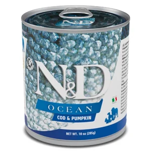 Farmina N&D Ocean Cod & Pumpkin konservuotas pašaras šunims 285g 6vnt / 12vnt