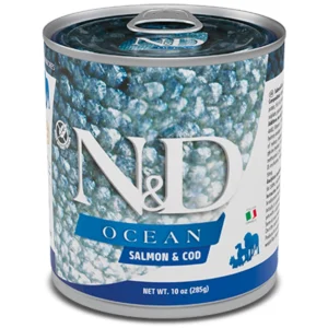 Farmina N&D Ocean Salmon & Cod konservuotas pašaras šunims 285g 6vnt / 12vnt