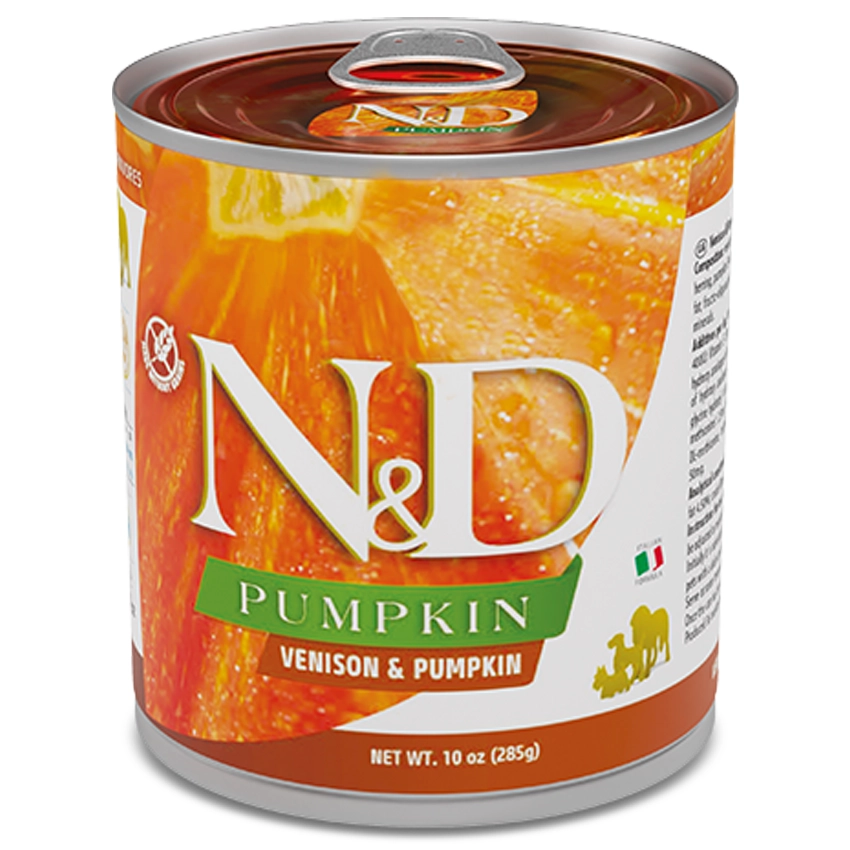 Farmina N&D Pumpkin Venison & Pumpkin konservuotas pašaras šunims 285g 6vnt / 12vnt