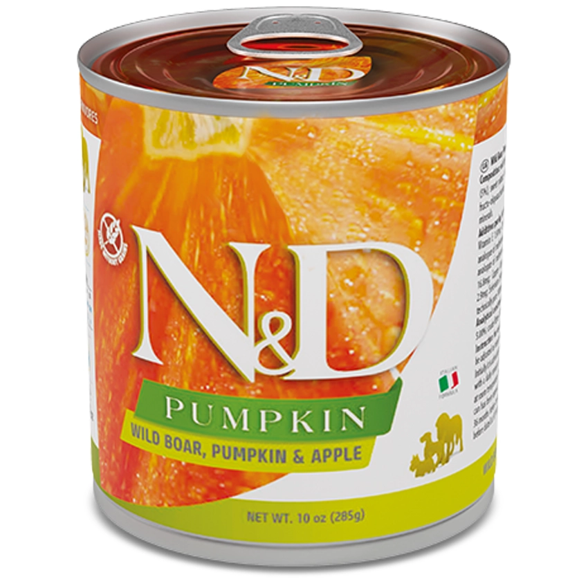Farmina N&D Pumpkin Wild Boar & Apple konservuotas pašaras šunims 285g 6vnt / 12vnt