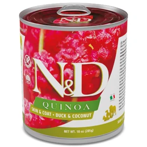 Farmina N&D Quinoa Duck & Coconut konservuotas dietinis pašaras šunims 285g 6vnt / 12vnt