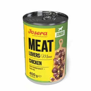 Josera Meat Lovers Junior Menu konservai šuniukams su vištiena 400g 6vnt / 12vnt