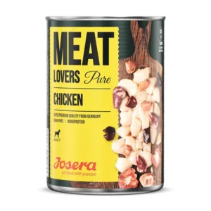Josera Meat Lovers Pure Chicken konservai šunims su vištiena 800g 6vnt / 12vnt