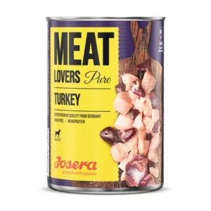 Josera Meat Lovers Pure Turkey konservai šunims su kalakutiena 400g 6vnt / 12vnt
