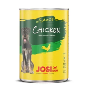 JosiDog Chicken in Sauce konservai šunims, vištiena padaže, 415g 6vnt / 12vnt