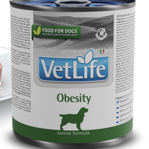 Farmina Vet Life Obesity dietinis konservuotas pašaras šunims svorio kontrolei 300g 6vnt / 12vnt