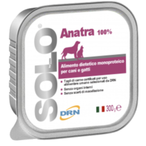 Solo Anatra (Antiena) Vieno baltymo konservai šunims ir katėms 300 g 12vnt / 24vnt