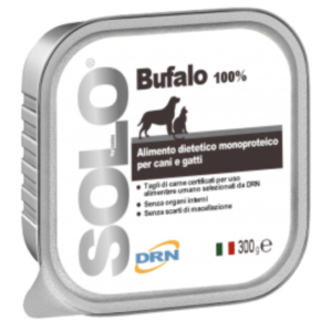 Solo Bufalo (Bizoniena) Vieno baltymo konservai šunims ir katėms 300g 12vnt / 24vnt