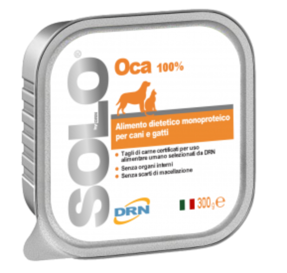 Solo Oca (Žąsiena) konservai šunims ir katėms 300g 12vnt / 24vnt