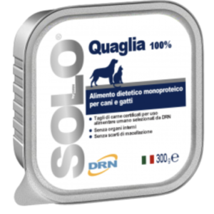 Solo Quaglia (Putpelė) konservai šunims ir katėms 300g 12vnt / 24vnt