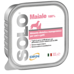 Solo Maiale (Kiauliena) konservai šunims ir katėms 300g 12vnt / 24vnt