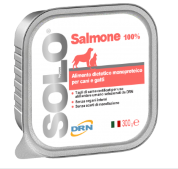 Solo Salmone (Lašiša) konservai šunims ir katėms 300g 12vnt / 24vnt