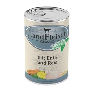 LandFleisch Classic konservai šunims su antiena ir ryžiais 400g 6vnt / 12vnt