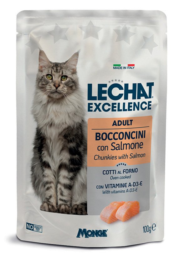 Le Chat Excellence Pouch konservai suaugusioms katėms su lašiša 100g 12/24 vnt