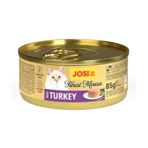 JosiCat Finest Mousse with Tutkey, paštetas katėms su kalakutiena, 85g