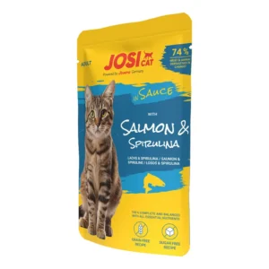 JosiCat Rich in Salmon in Sauce konservai katėms su lašiša 85 g
