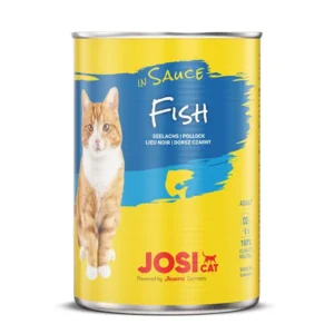 JosiCat Fish in Sauce konservai katėms, žuvis padaže, 415g