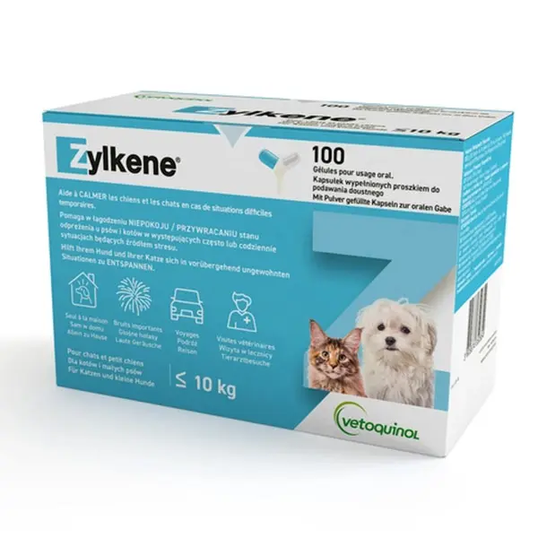 Vetoquinol papildas stresui sunims ir katems Zylkene kapsulėmis 75 mg, N10